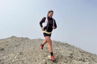 Hoka speedgoat 2 running shoes (mid stride)